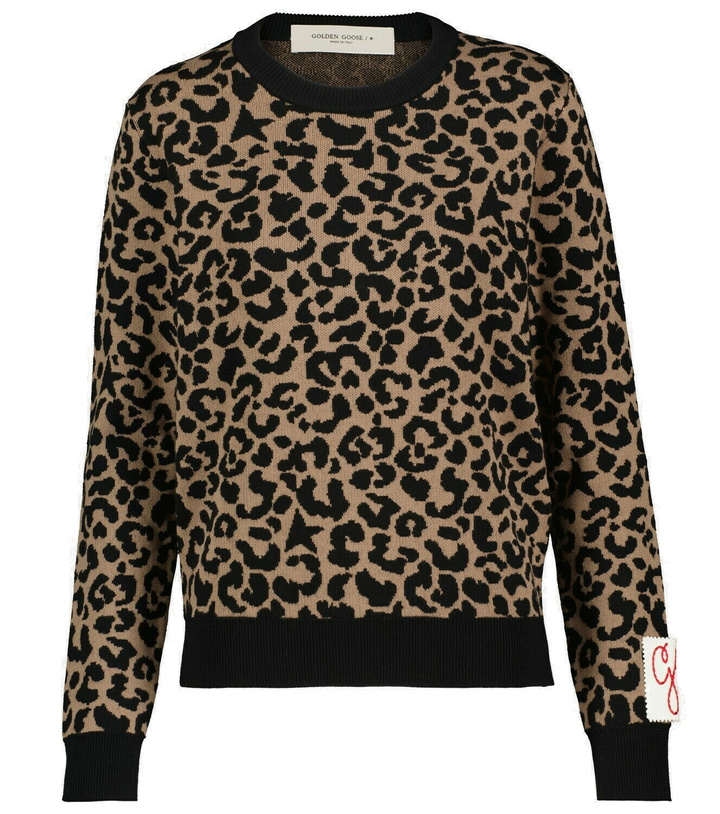 Photo: Golden Goose - Leopard-print wool sweater