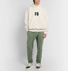 Fear of God - Slim-Fit Tapered Mélange Cotton-Blend Jersey Sweatpants - Green