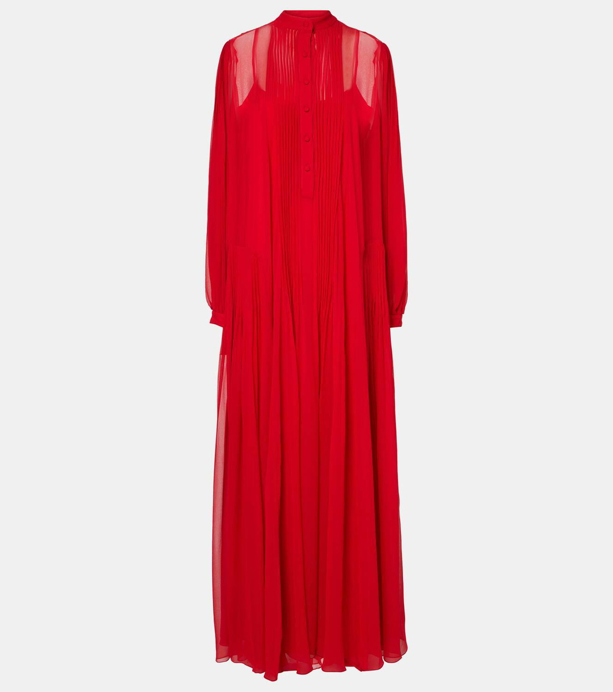 COSTARELLOS コスタレロス ドレス Lapis draped velvet 850985 Lapis draped velvet maxi dress in pink - Costarellos | Mytheresa