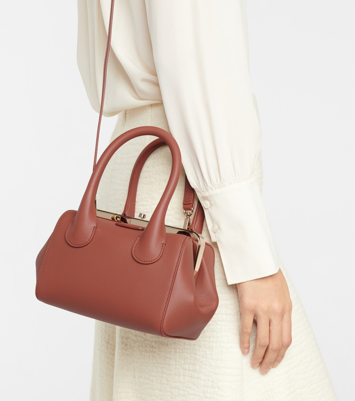 chloe joyce small leather tote