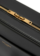 Saint Laurent Daily Cam Logo Leather Cross-body bag - Black - One Size