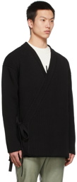 Dunhill Black Wrap Cardigan