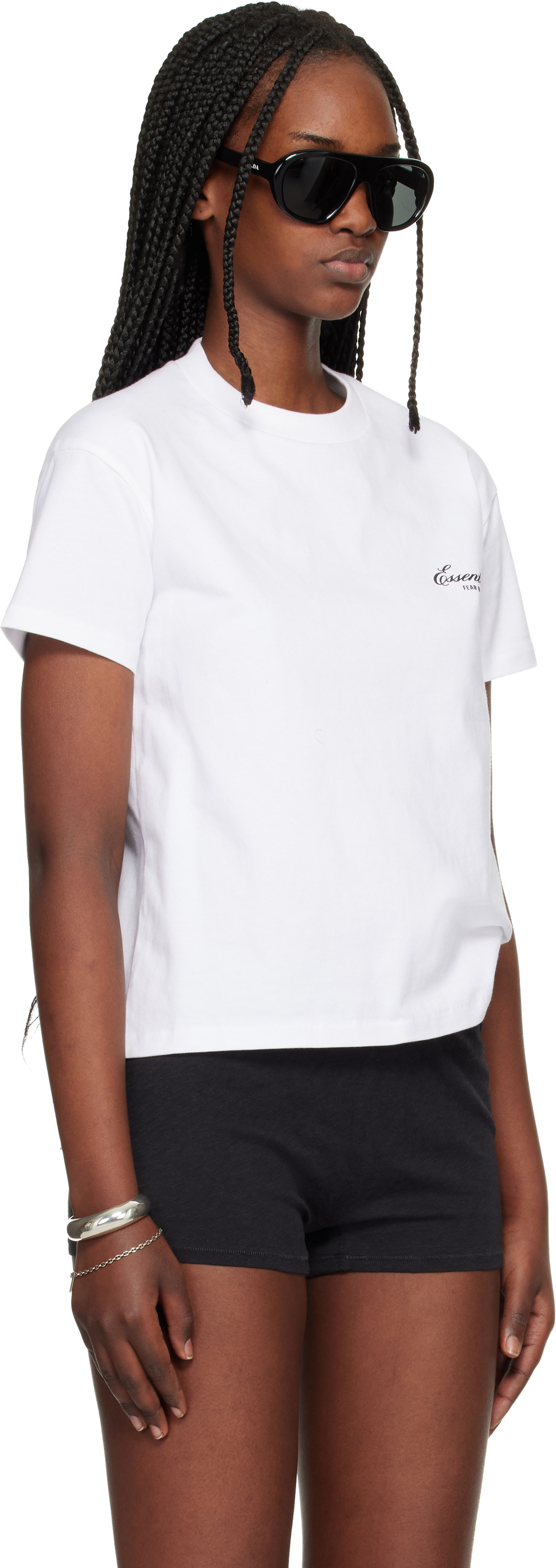 Fear of God ESSENTIALS White Classic Short Sleeve T-shirt