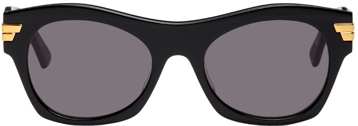 Photo: Bottega Veneta Black 54 Sunglasses