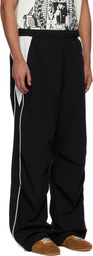 Rhude Black Ramona Piping Track Pants