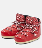 Alanui - Full Moon bandana-print boots