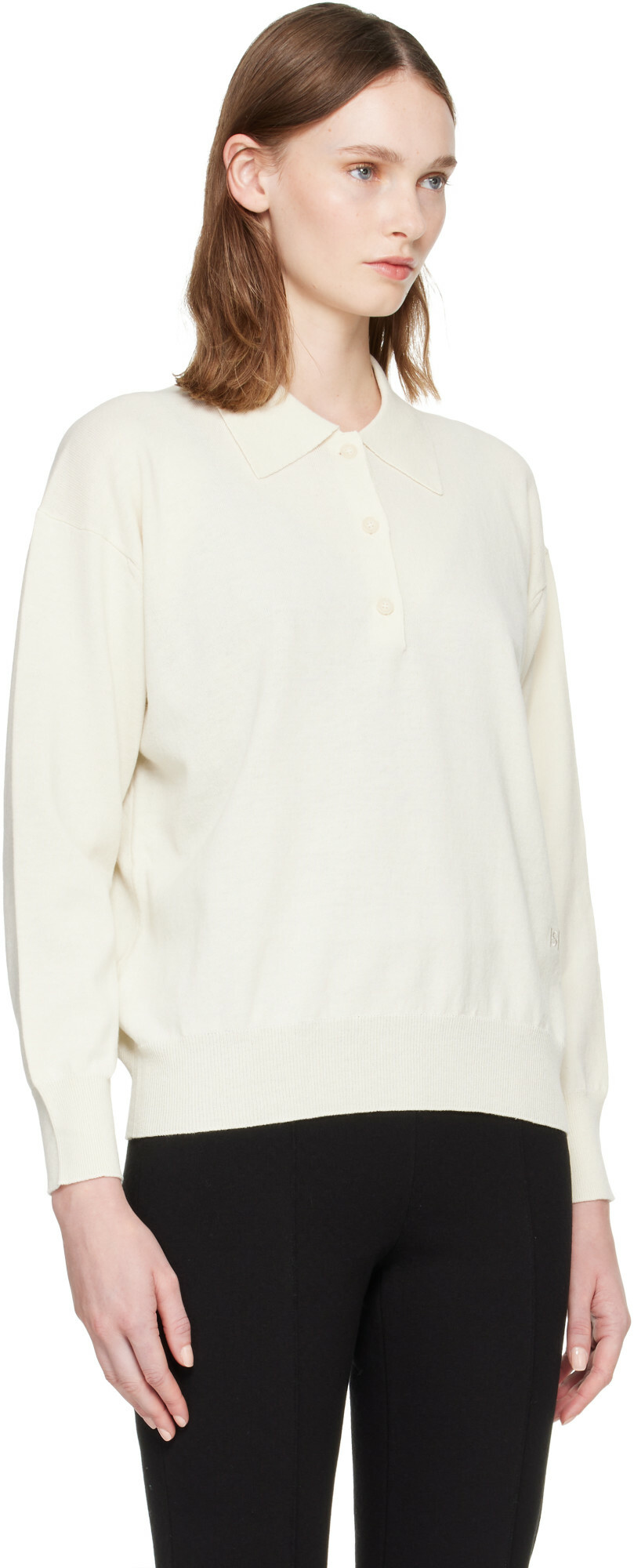 High Sport Off-White Elyse Oversized Polo