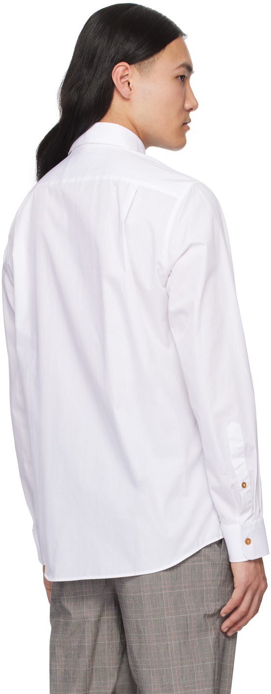 Vivienne Westwood White 2 Button Krall Shirt Vivienne Westwood