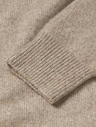 Brioni - Slim-Fit Cashmere and Silk-Blend Polo Shirt - Neutrals