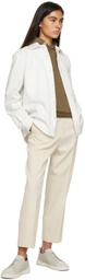 ZEGNA White Buttoned Denim Jacket