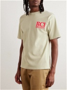Reese Cooper® - Logo-Print Cotton-Jersey T-Shirt - Neutrals