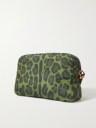 Dolce & Gabbana - Leather-Trimmed Leopard-Print Shell Messenger Bag