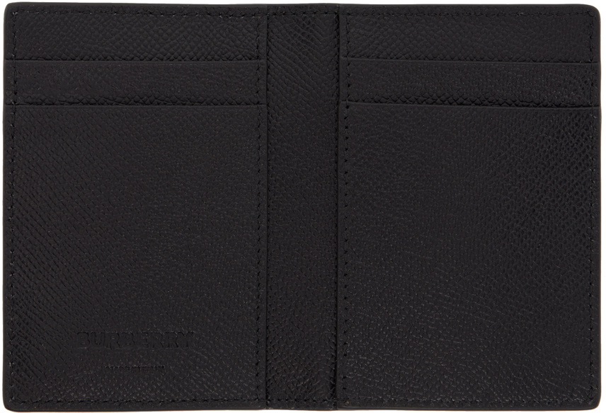 Burberry Black TB Folding Card Case Wallet Burberry