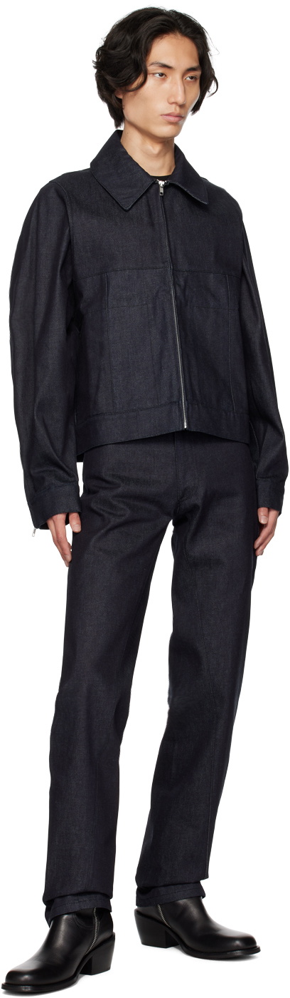 Bianca Saunders デニムジャケット Bianca Saunders Blue Denim Lexxus Jacket Bianca Saunders