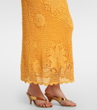 Simkhai Lyla crochet floral cotton maxi dress