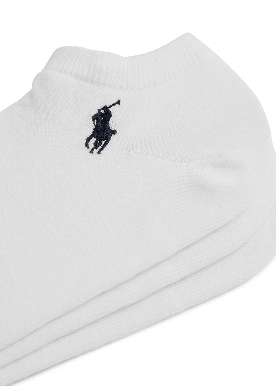 Polo Ralph Lauren Logo-embroidered Cotton-blend Socks - set of Three - White - One Size