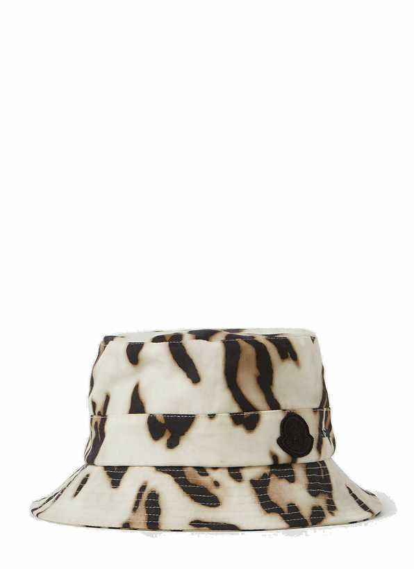 Photo: x Barbour Leopard Print Waxed Bucket Hat in Beige