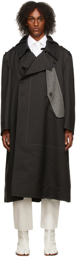 Photo: Maison Margiela Black Oversized Coat