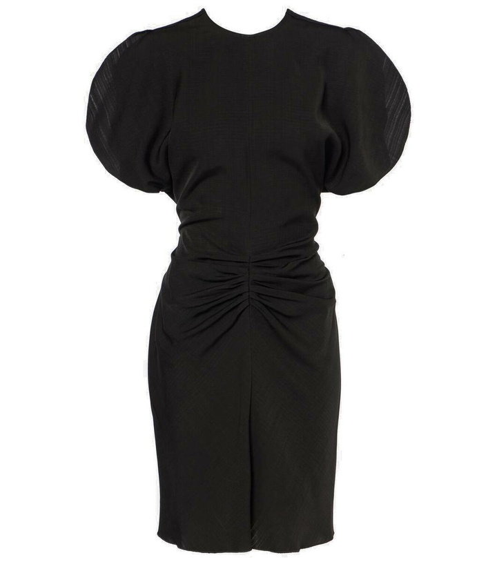 Victoria Beckham long Sleeve Ruched Mini Dress Victoria Beckham