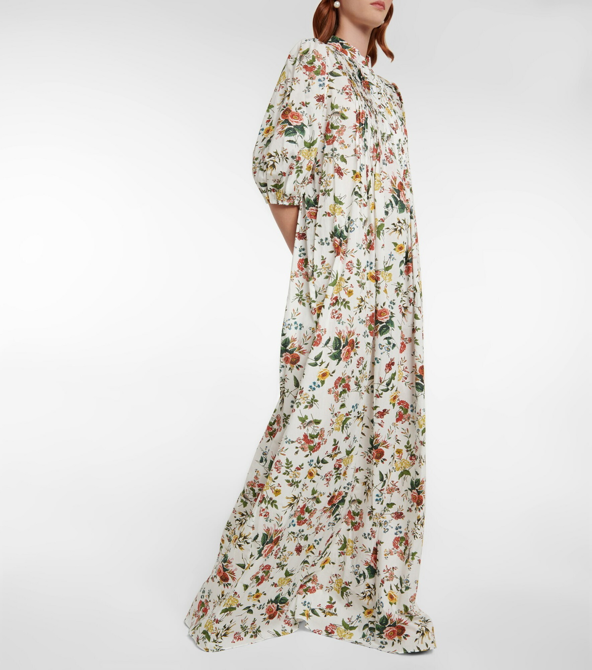 Erdem - Vacation Mustique poplin maxi dress Erdem