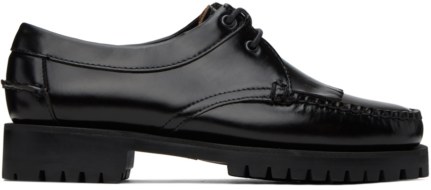 Sebago Black James Fringe Loafers Sebago