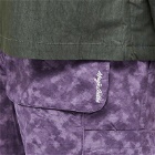 Magic Castles Men's Pocket Slack Pant in Purple Dye