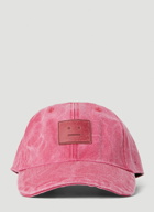 Acne Studios - Face Patch Baseball Cap in Pink