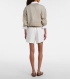 Brunello Cucinelli High-rise Bermuda shorts