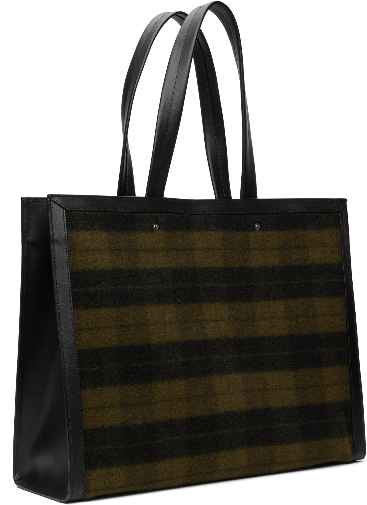 Andersson Bell Black & Green Linus Carryall Tote