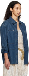 Isabel Marant Etoile Blue Okely Denim Jacket