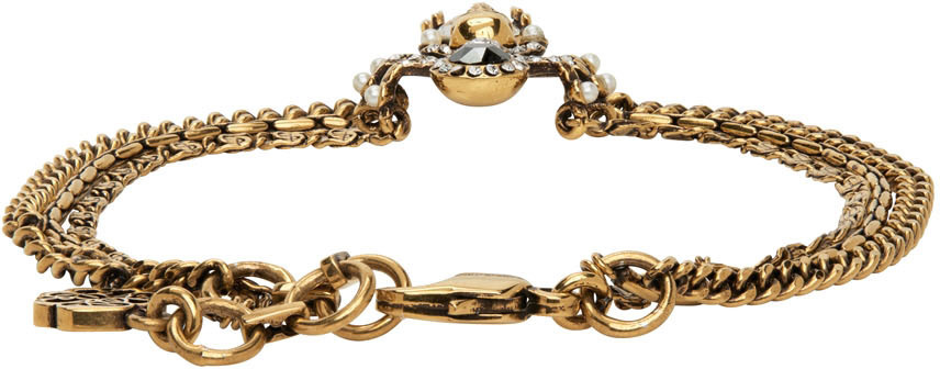 Alexander McQueen Gold Spider Bracelet Alexander McQueen