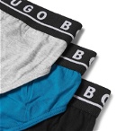 Hugo Boss - Three-Pack Stretch-Cotton Briefs - Multi