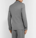 The Row - Grey Julian Slim-Fit Double-Breasted Virgin Wool Blazer - Gray