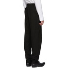 Haider Ackermann Black Elasticized Waistband Trousers