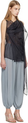 Belle Anna Navy Vale Top