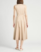 Peserico Womens Midi dress Sand