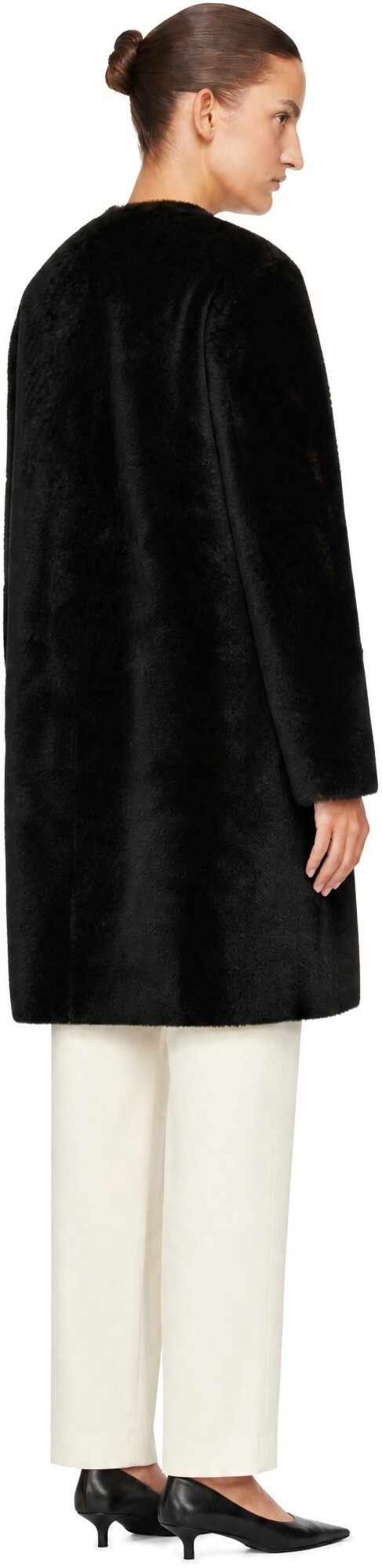 Loulou de Saison Brown Reversible Elba Leather Coat