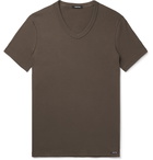 TOM FORD - Slim-Fit Stretch-Cotton Jersey T-Shirt - Green