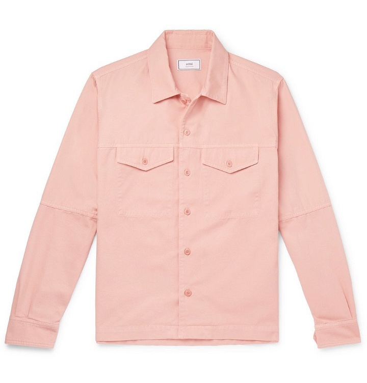 Photo: AMI - Cotton-Twill Overshirt - Pink