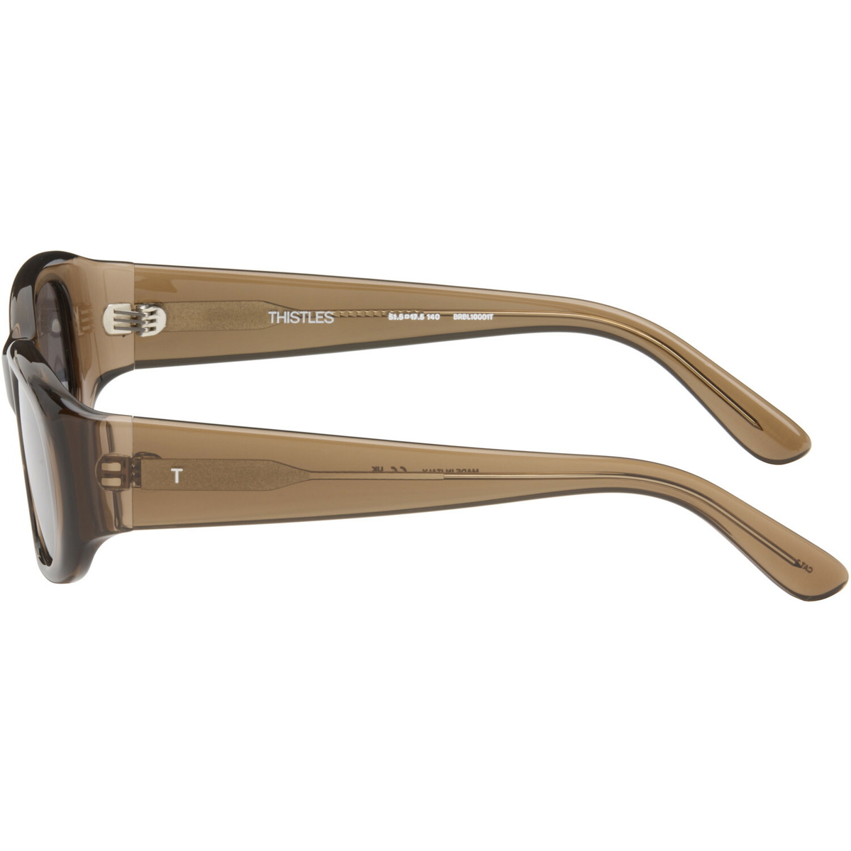 THISTLES Brown 'The Al' Sunglasses