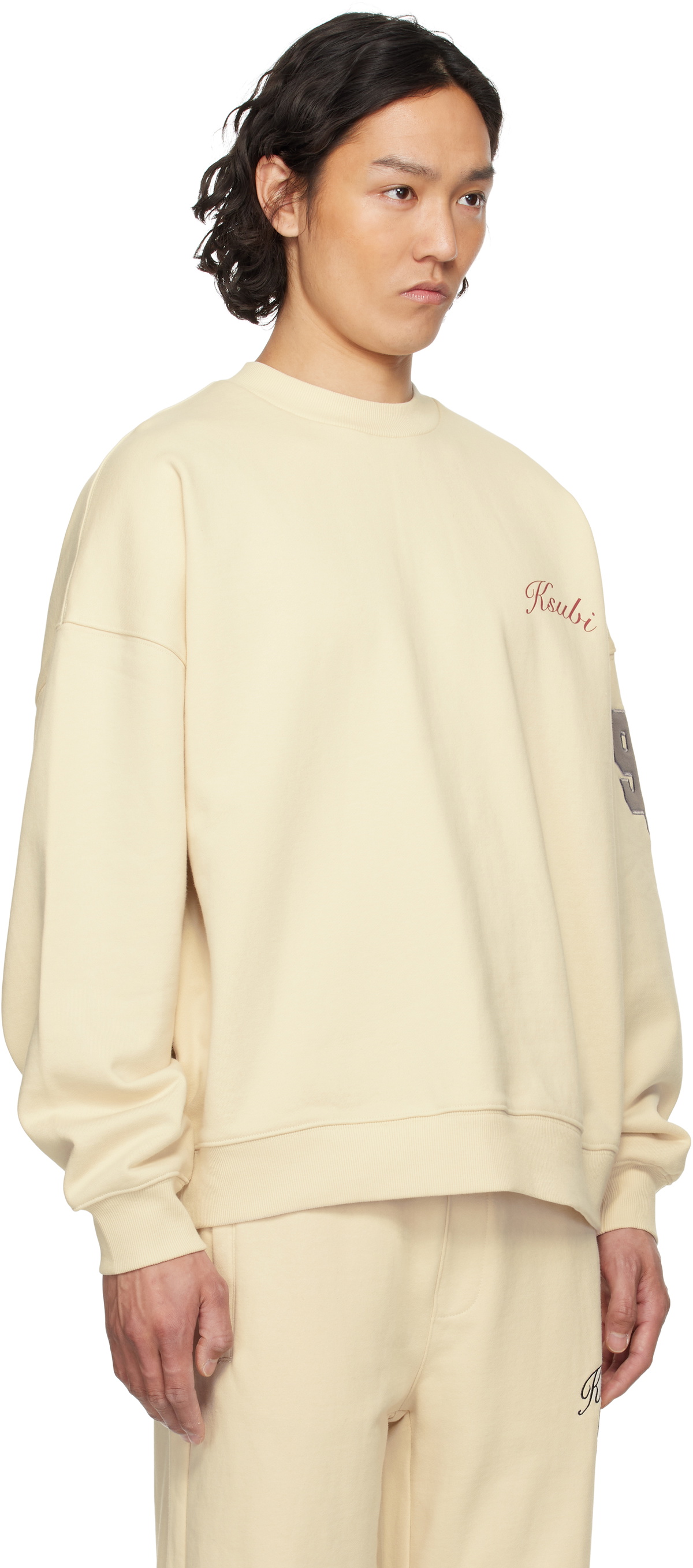 Ksubi Beige Playoff Ekcess Sweatshirt