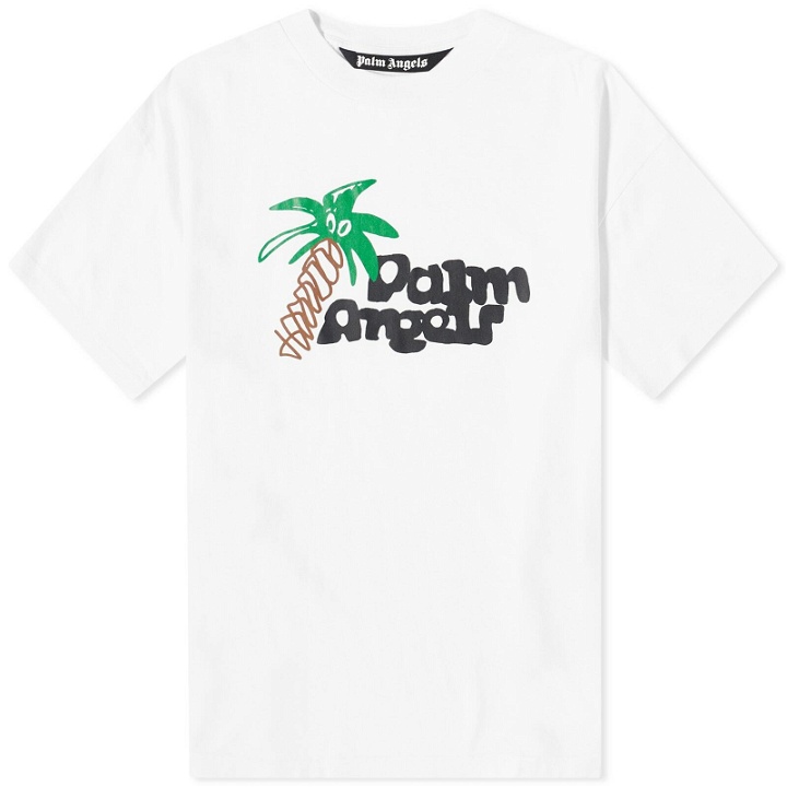 Photo: Palm Angels Men's Sketchy T-Shirt in White