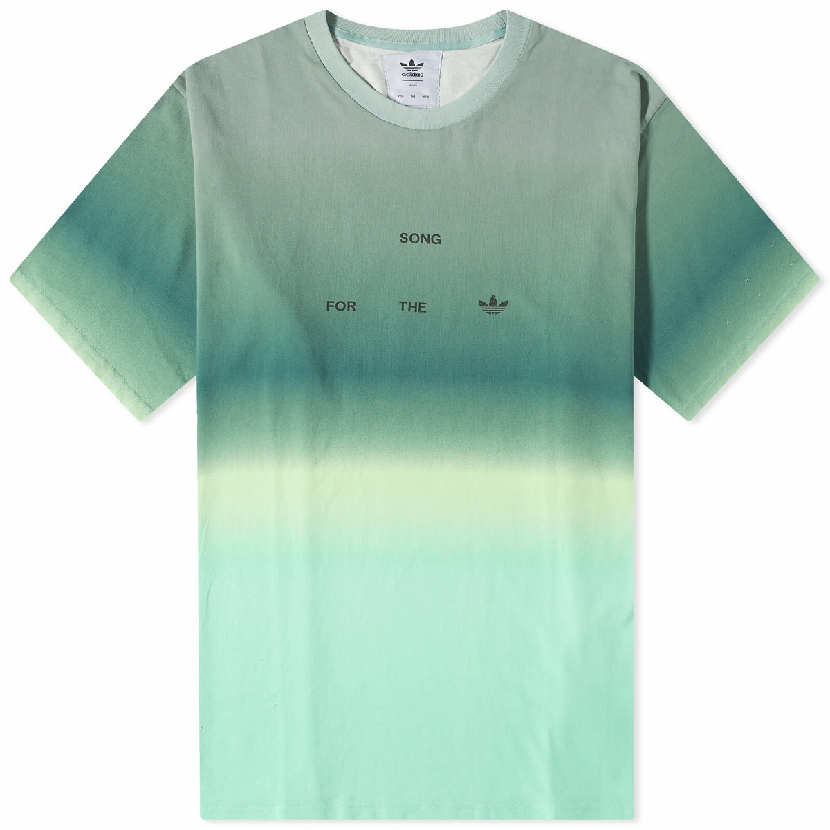 Photo: Adidas Men's x SFTM Graphic T-Shirt in Hazy Green/Tech Forest