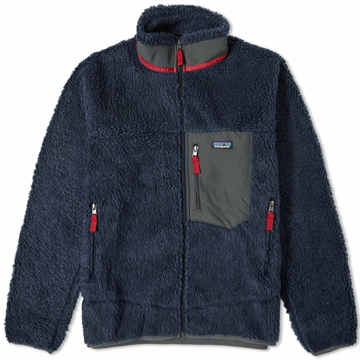 Photo: Patagonia Men's Classic Retro-X Jacket in New Navy/Wax Red