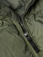 Stone Island - Logo-Appliquéd Quilted Shell Down Jacket - Green