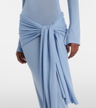 Aya Muse Lace-trimmed maxi dress