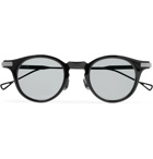 Native Sons - Orwell Round-Frame Acetate and Gunmetal-Tone Sunglasses - Gray