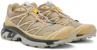 Salomon Beige XT-6 Sneakers