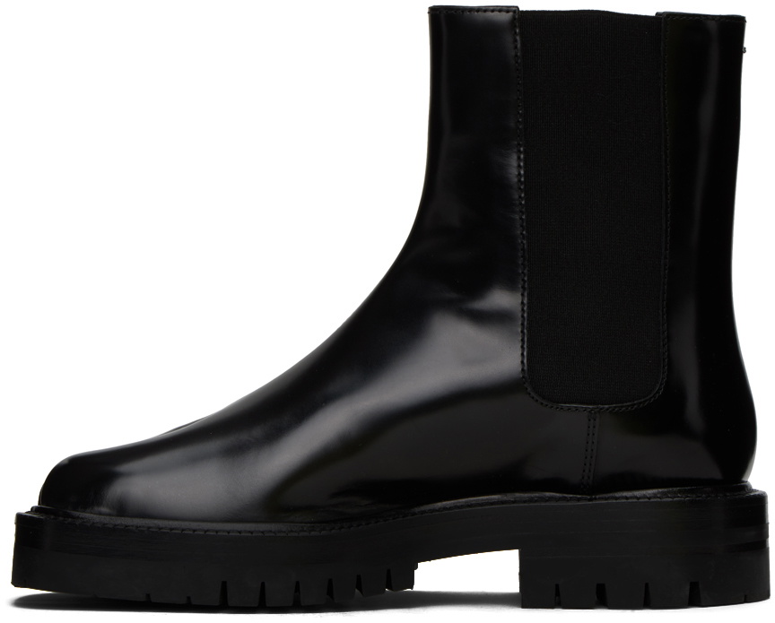 Maison Margiela Black Tabi County Chelsea Boots