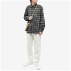 A.P.C. Trek Check Overshirt in Anthracite